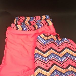 Girls pink bathing suit!!